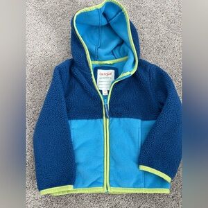 Cat & Jack Navy and Blue Fleece Jacket 4T